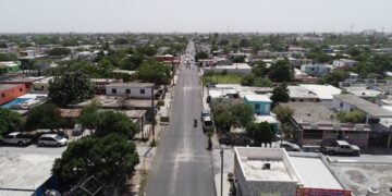 Avance del 95% en pavimentación de Av.  Solidaridad en Matamoros