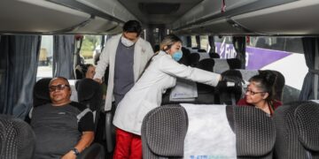 Serán más estrictos en la revisión de autobuses provenientes de EU