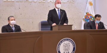 Rinde informe Magistrado Noé Sáenz  titular del Tribunal de Justicia Administrativa 