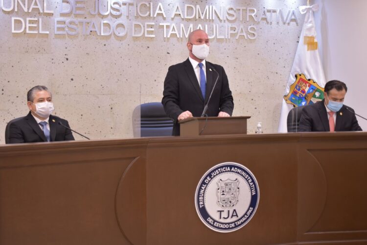 Rinde informe Magistrado Noé Sáenz  titular del Tribunal de Justicia Administrativa 