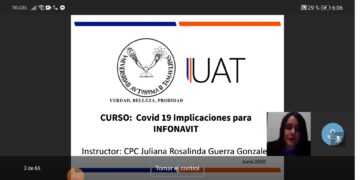 Imparte UAT actualización en temas de Infonavit y Covid 19