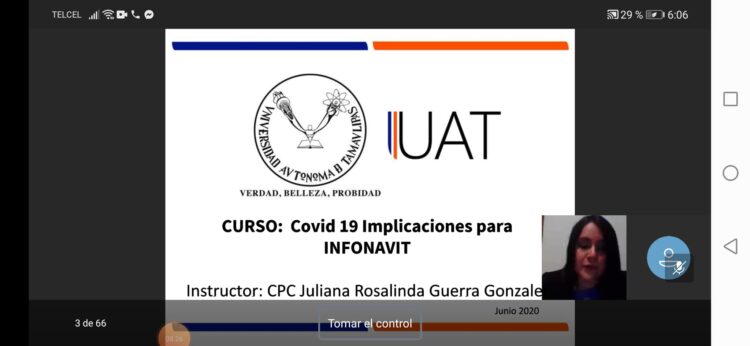 Imparte UAT actualización en temas de Infonavit y Covid 19