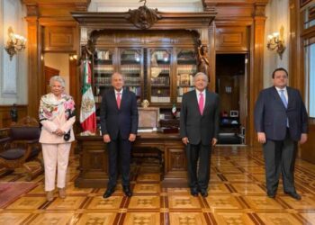 Presidente se reúne con nuevo titular de la CONAGO, Manuel Carreras de SLP