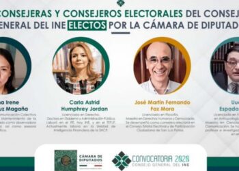 Diputados eligen a 4 nuevos consejeros del INE
