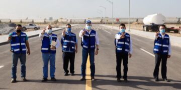 Supervisa Rivas construcción de  acceso a nuevo Hospital General