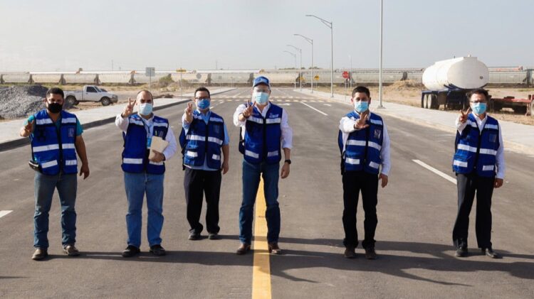 Supervisa Rivas construcción de  acceso a nuevo Hospital General