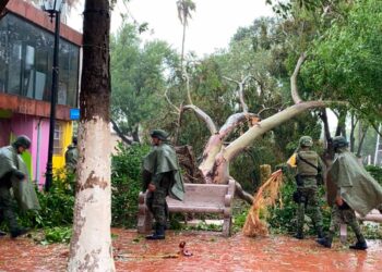 Ante daños de ‘Hanna’ activan Plan DN-III-E en Reynosa