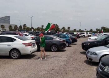 Cierra FRENA en Tampico ciclo de caravanas; acuden 300 vehículos a quinta