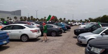 Cierra FRENA en Tampico ciclo de caravanas; acuden 300 vehículos a quinta