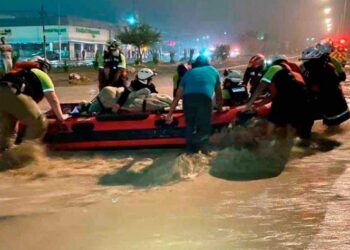 En plena tormenta por ‘Hanna’ nace bebé en Nuevo León