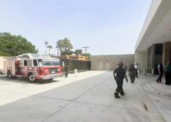 Hace PCyB simulacro de  de incendio en Consulado
