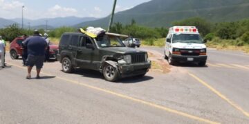 Dos lesionados deja choque en el Libramiento Naciones Unidas