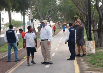 Realizan operativos de disuasión en parques públicos de Matamoros