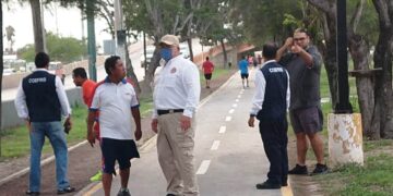 Realizan operativos de disuasión en parques públicos de Matamoros