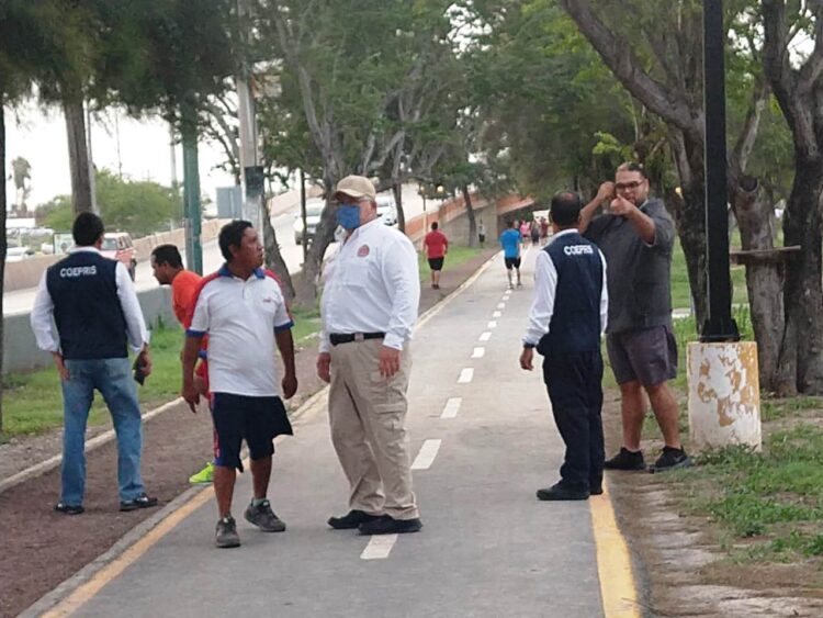 Realizan operativos de disuasión en parques públicos de Matamoros