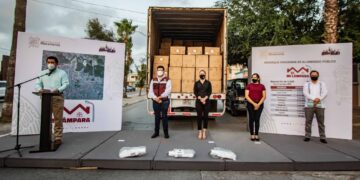 Cumple Mario López compromiso con matamorenses; entrega 5 mil luminarias