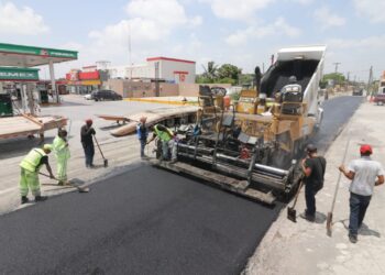 Inicia rehabilitación de la avenida Solidaridad en Matamoros