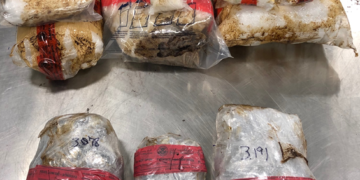 Atrapan a estadounidense con cargas de heroína y metanfetamina