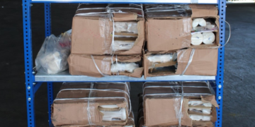 Interceptan en Laredo, Texas, contrabando de metanfetamina por 11 mdd