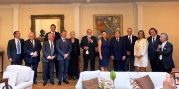 Empresarios mexicanos se reúnen con Marcelo Ebrard y Martha Bárcena