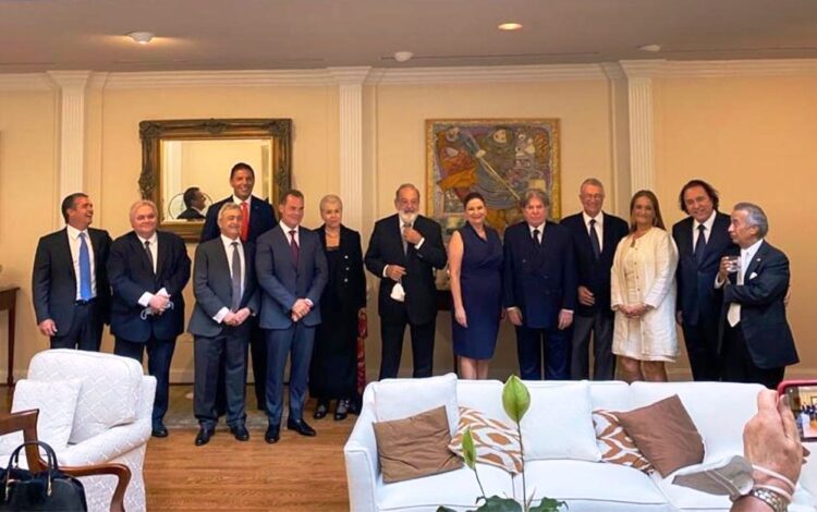 Empresarios mexicanos se reúnen con Marcelo Ebrard y Martha Bárcena