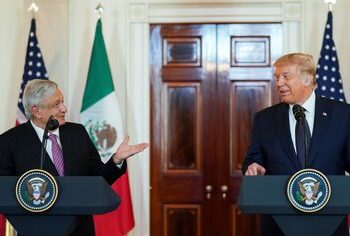 Fallaron pronósticos, no nos peleamos, somos amigos: AMLO a Trump