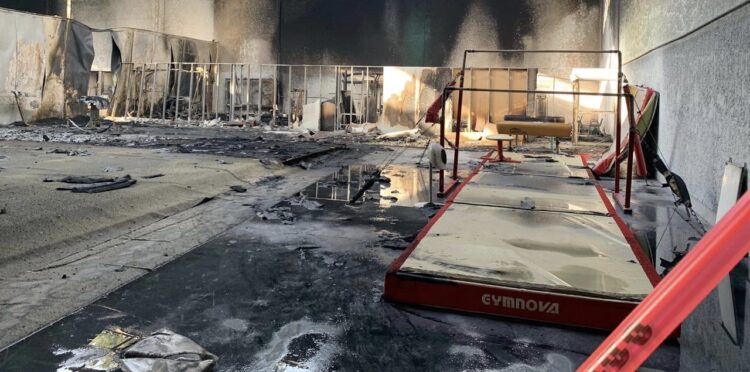 Se incendia el gimnasio del CODE Jalisco, reportan daños materiales