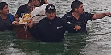 Coordinan fuerzas policiacas trabajos en apoyo a familias afectadas por “Hanna”