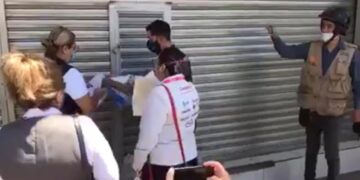 COEPRIS cierra tienda Elektra en centro de Victoria