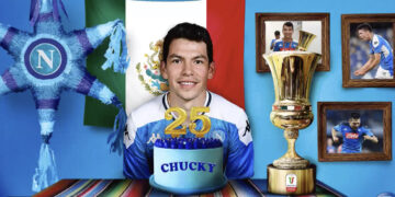 El Napoli celebra ‘a lo mexicano’ el cumpleaños 25 de Chucky Lozano