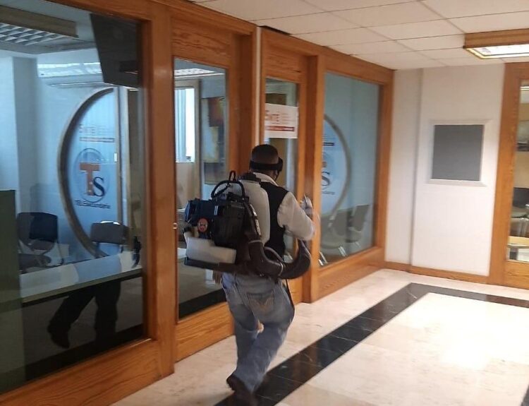 Aplica SNTE, medidas preventivas a COVID-19 en edificio sindical