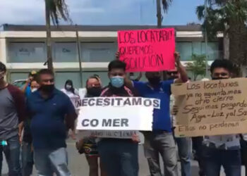 Piden comerciantes que los dejen trabajar