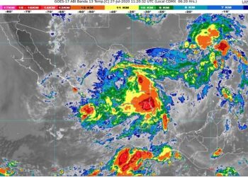 Continuarán lluvias de fuertes a intensas en norte y noreste de México