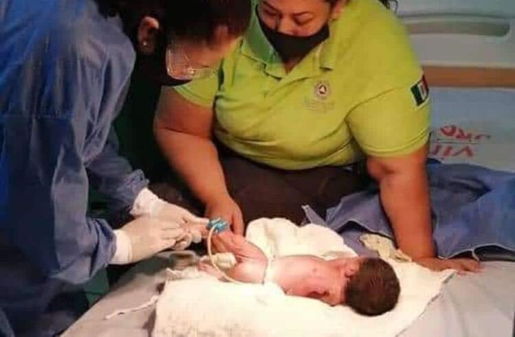 Llanto incesante salva la vida a bebé abandonado