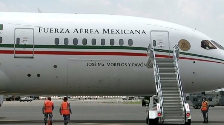 Aterriza en suelo mexicano el Avión Presidencial