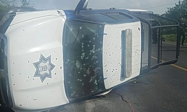 Matan a cinco policías estatales en Guanajuato