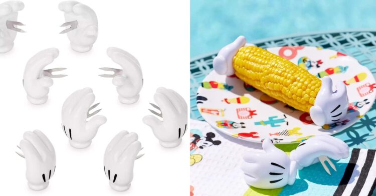 Diseñan guantes de Mickey Mouse para comer elotes