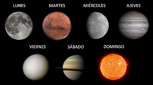 El origen de los nombres de los días de la semana