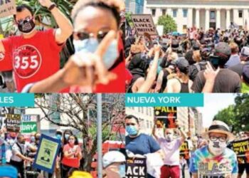 20 ciudades en paro antiracismo en Estados Unidos
