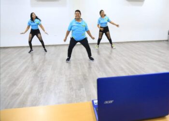 Transmite Gobierno de Victoria clases de zumba en línea