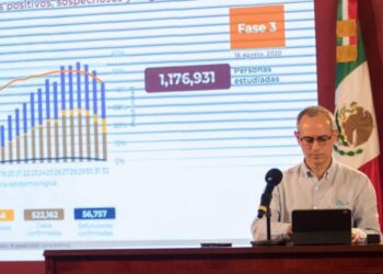Disminuyen contagios y muertes por covid-19 en México según SS