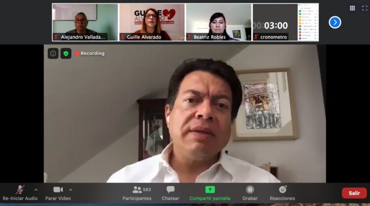 Mario Delgado, recibe apoyo del noreste para dirigir a Morena