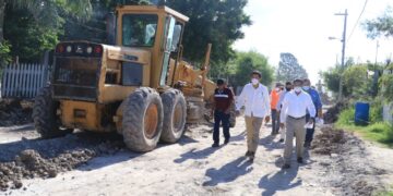 Supervisa Mario López nuevas obras en colonias populares de Matamoros