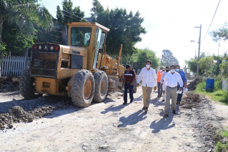 Supervisa Mario López nuevas obras en colonias populares de Matamoros