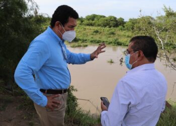 Instruye Alcalde Mario López reforzar áreas débiles del bordo del río Bravo