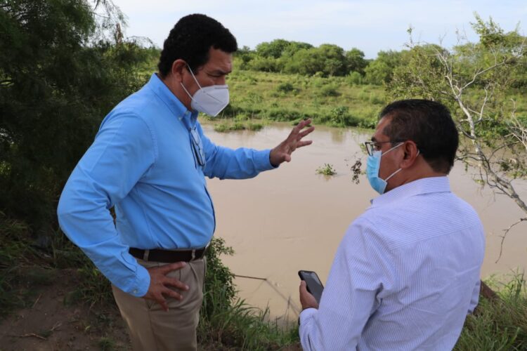 Instruye Alcalde Mario López reforzar áreas débiles del bordo del río Bravo