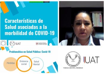Expone UAT temas de salud pública y morbilidad por COVID-19