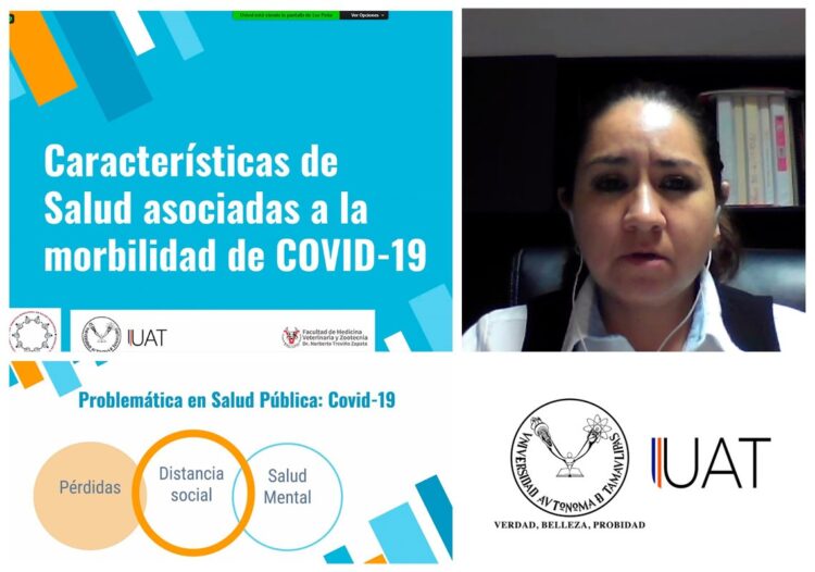Expone UAT temas de salud pública y morbilidad por COVID-19