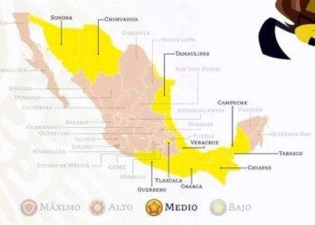 Tamaulipas y 9 estados a semáforo amarillo en Septiembre