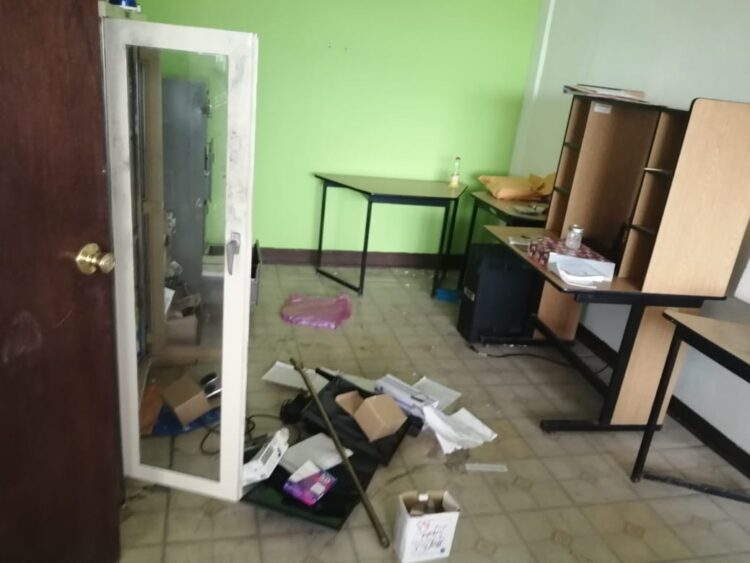 Nuevamente roban en el Centro de Maestros en Matamoros